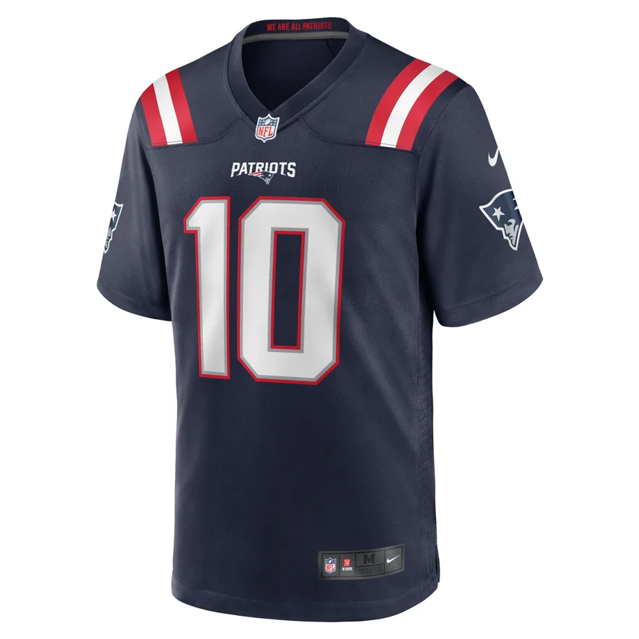New England Patriots Nike Home Jersey Jones 10 L