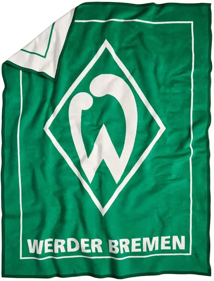 SV Werder Bremen Veloursdecke Raute  150x200cm