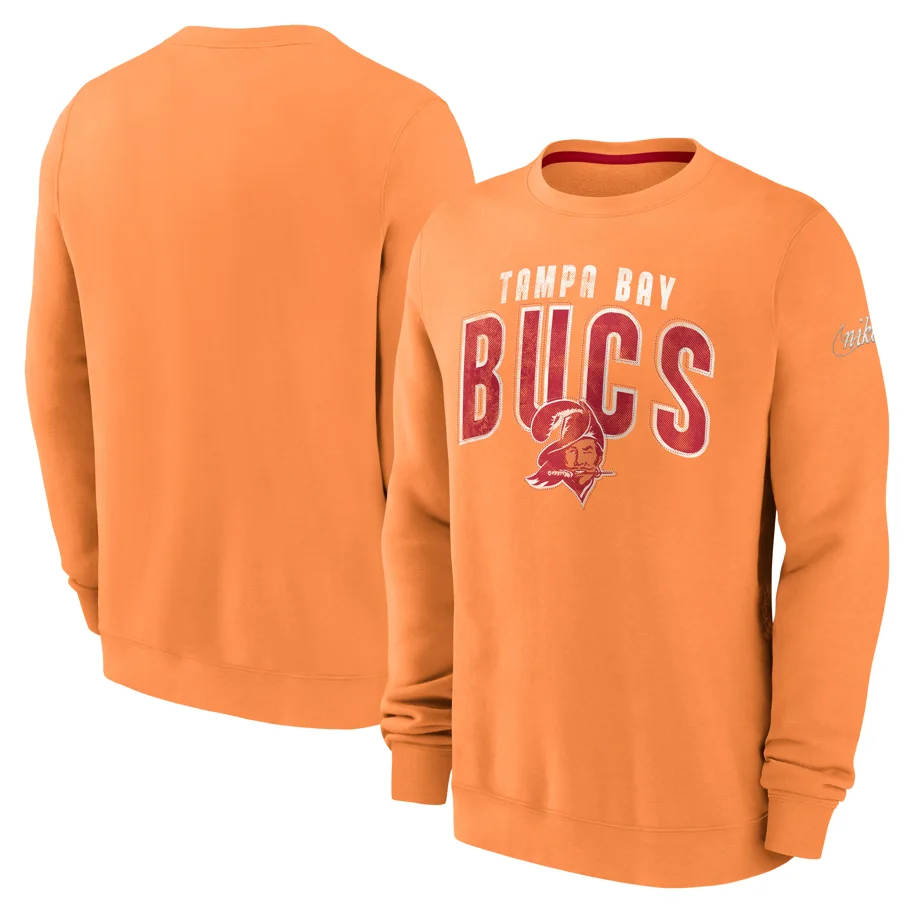 Tampa Bay Buccaneers Nike Rewind Club Crew Fleece  XL