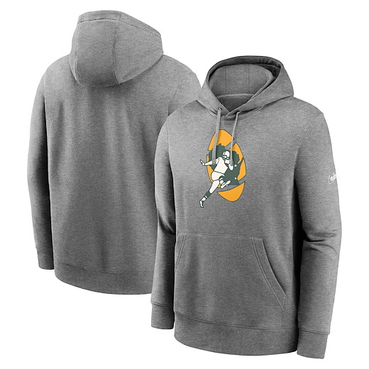 Green Bay Packers Nike Rewind Club Hoodie M