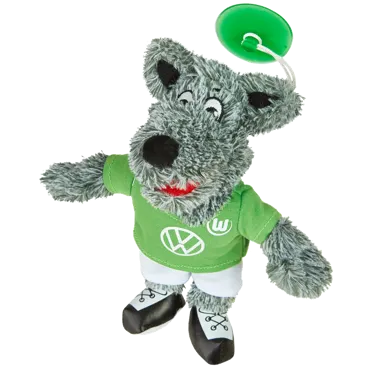 VfL Wolfsburg Wölfi mit Saugnapf