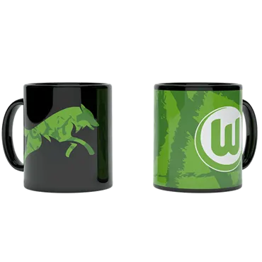 VfL Wolfsburg Magic Mug Wölfe