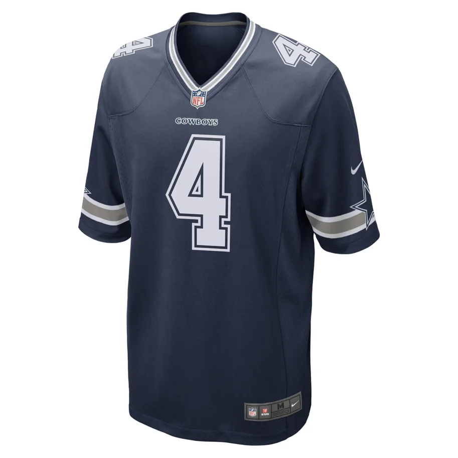 Dallas Cowboys Nike Home Game Jersey Prescott 4 S