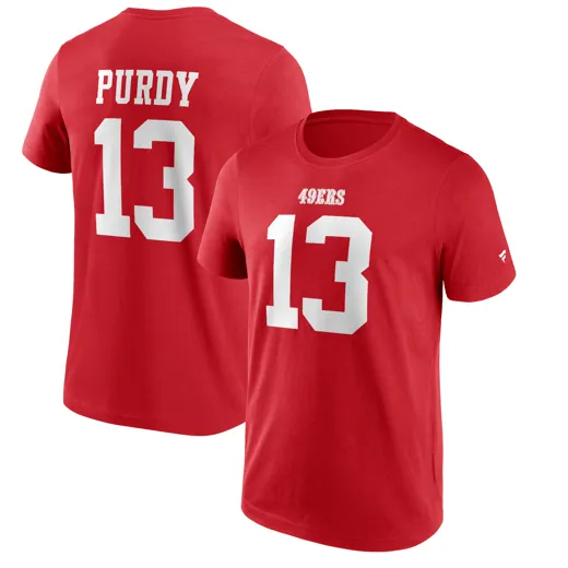 San Francisco 49ers Graphic T-Shirt Purdy 13 XL