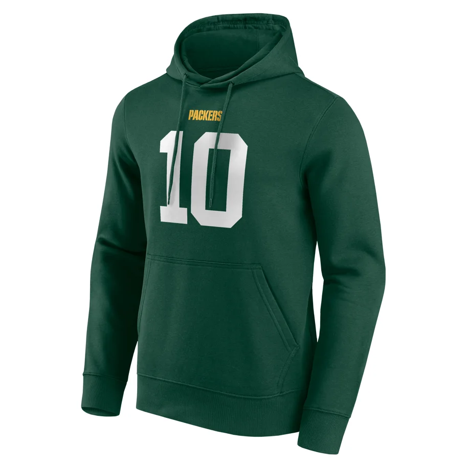 Green Bay Packers N&N Graphic Hoodie Jordan Love10 L