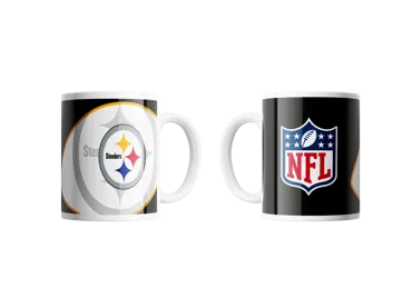 Pittsburgh Steelers Mug Shadow Logo & Shield 330ml