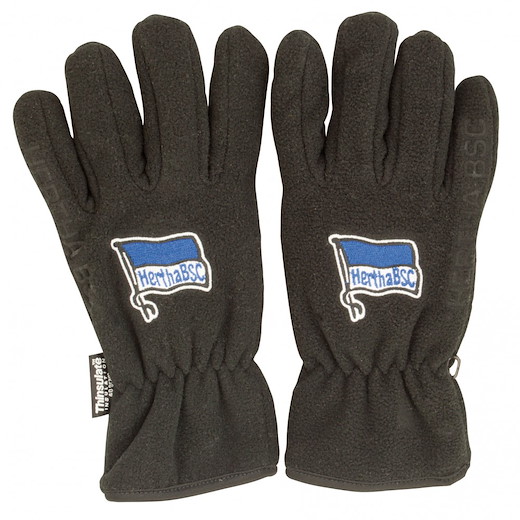 Hertha BSC Fleece-Handschuhe "Fahne" XL