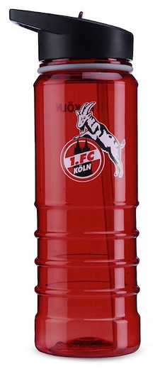 1. FC Köln Trinkflasche Sport rot 