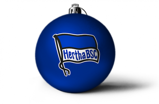 Hertha BSC Weihnachtskugeln Mini 10er Set 
