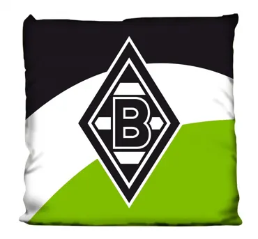 Borussia M'Gladbach Kissen Schrägstreifen 40x40cm