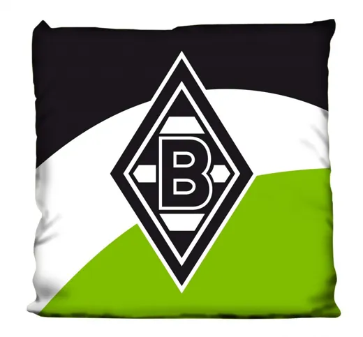 Borussia M'Gladbach Kissen Schrägstreifen 40x40cm