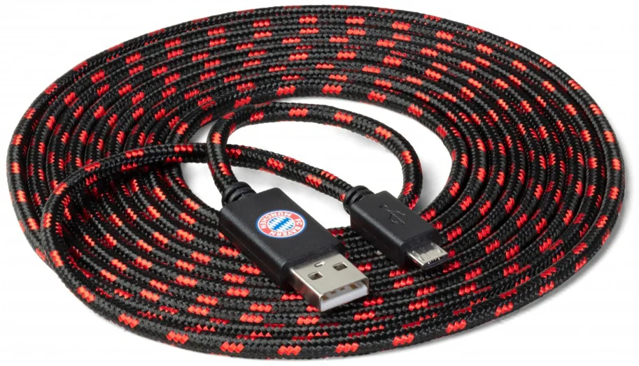 FC Bayern München Micro USB Ladekabel 3m 