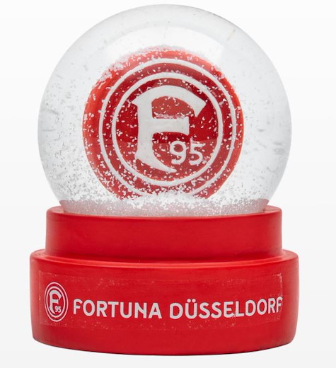 Fortuna Düsseldorf Schneekugel Logo 