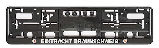 Eintracht Braunschweig Kennzeichenhalterung 3D 