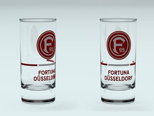 Fortuna Düsseldorf Schnapsglas 2er-Set 7cl