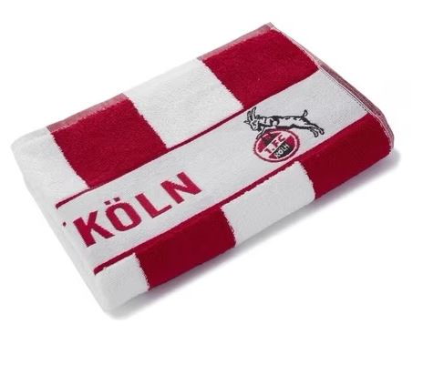 1. FC Köln Duschtuch Blockstreifen 
