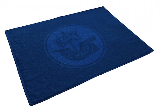 Hansa Rostock Duschvorleger Logo navy 