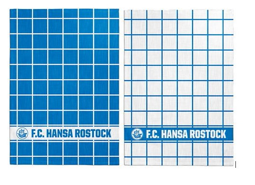 Hansa Rostock Geschirrhandtuch 2er Set 