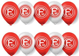Fortuna Düsseldorf Luftballons 10er Pack 