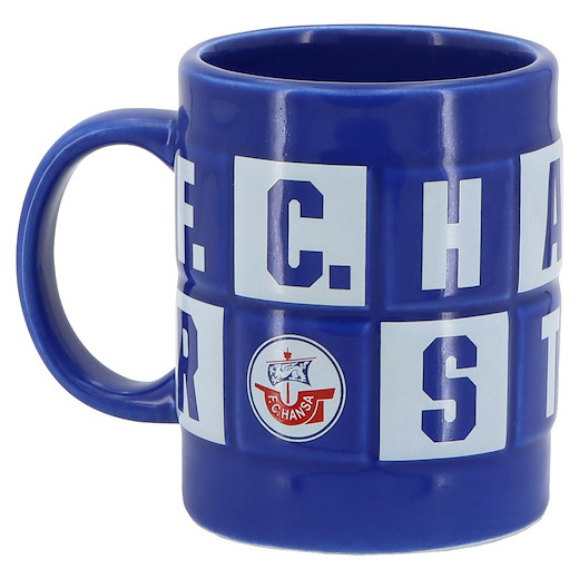 Hansa Rostock Tasse Relief 