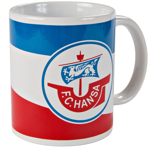 Hansa Rostock Tasse "Blau-Weiß-Rot" 11 Oz