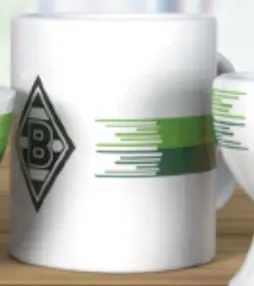 Borussia M'Gladbach Tasse "Streifen"