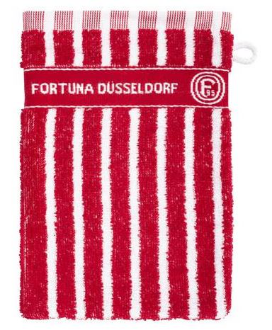 Fortuna Düsseldorf Waschhandschuh Streifen 