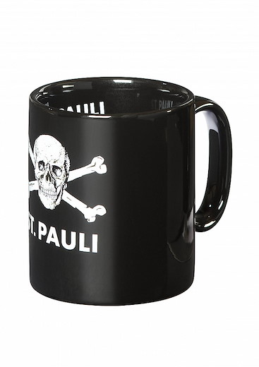 FC St. Pauli Kaffeebecher Totenkopf 