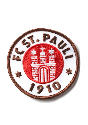 FC St. Pauli Aufnäher Logo 8x8cm 