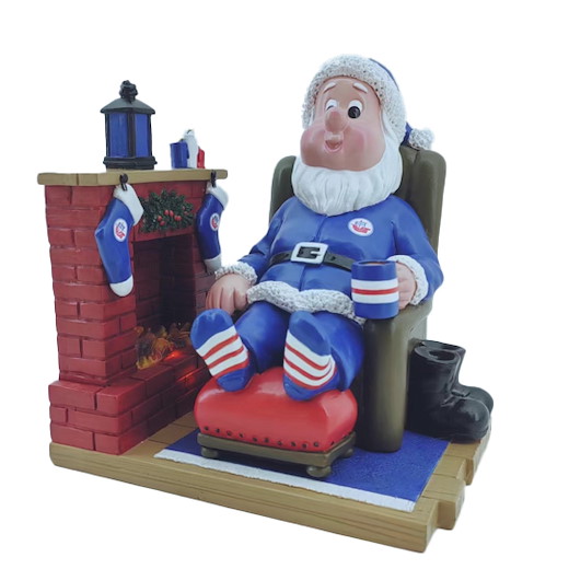 Hansa Rostock LED-Weihnachtszwerg Kamin Groß