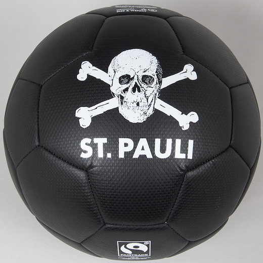 FC St. Pauli Ball Totenkopf Größe 5 