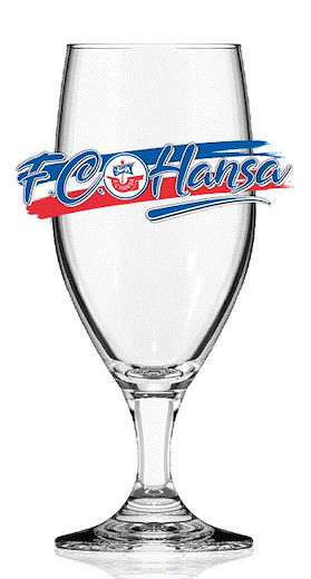 Hansa Rostock Biertulpe Blau-Weiß-Rot 0,25
