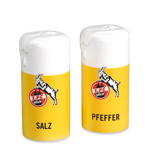 1. FC Köln Salz- & Pfeffer Streuer "Kölsch" 