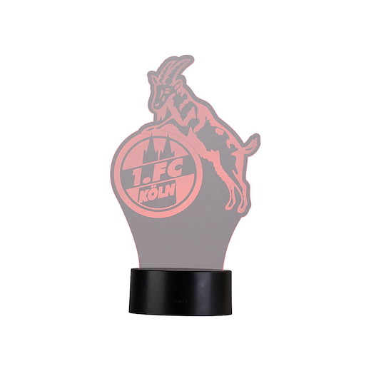 1. FC Köln LED Lampe Logo 22,5x13x8,5cm