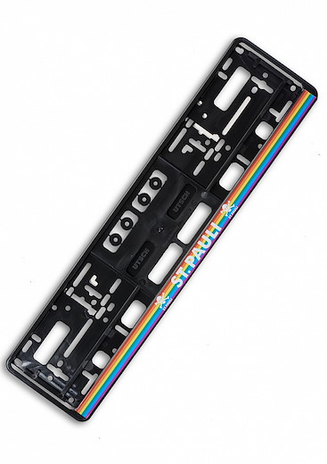 FC St. Pauli Nummernschildhalter Regenbogen 