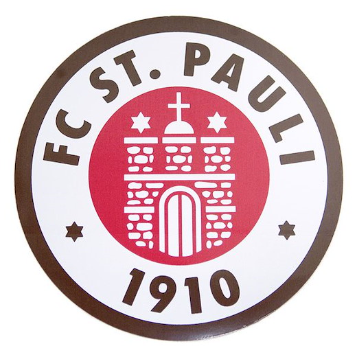 FC St. Pauli Aufkleber Logo Groß 15x15cm 