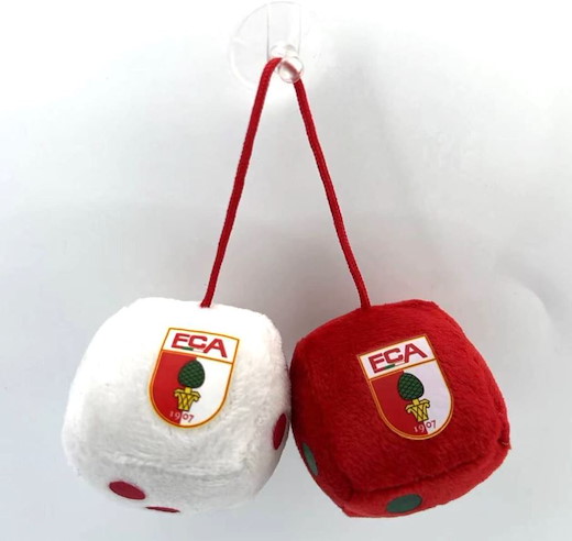 FC Augsburg Plüschwürfel 