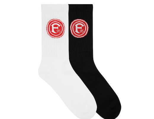 Fortuna Düsseldorf Sneakersocken "Streifen"2er-Set 43-46