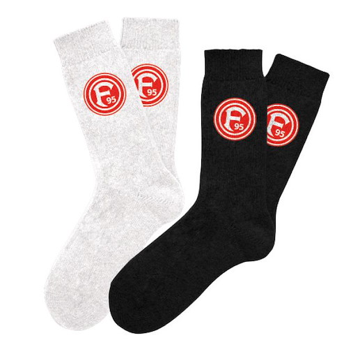 Fortuna Düsseldorf Sportsocken "Logo" 2er-Set 43-46