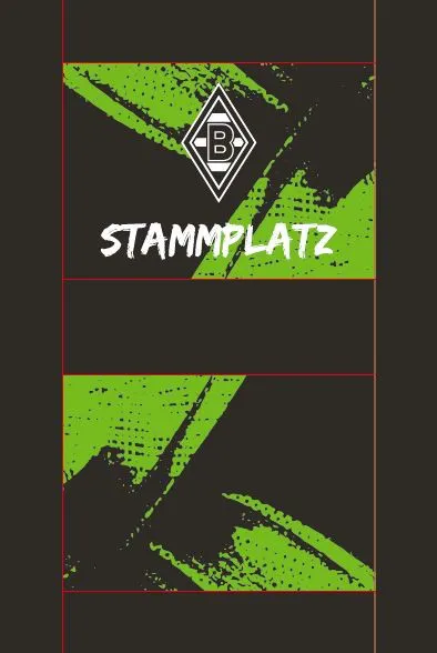 Borussia M'Gladbach Sitzkissen "Stammplatz" 
