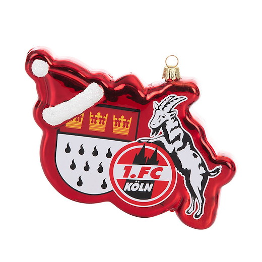 1. FC Köln Weihnachtsanhänger Logo + Wappen 