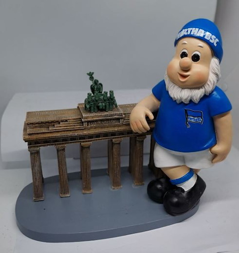 Hertha BSC Gartenzwerg Brandenburger Tor 