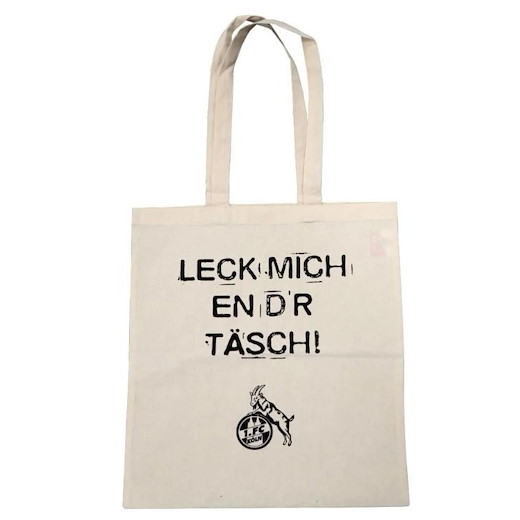 1. FC Köln Stoffbeutel "Leck mich en dÍr Täsch" 