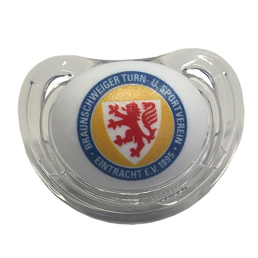 Eintracht Braunschweig Babyschnuller Logo 