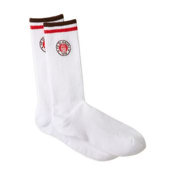 FC St. Pauli Socken Tennis weiss Club Logo 42-46
