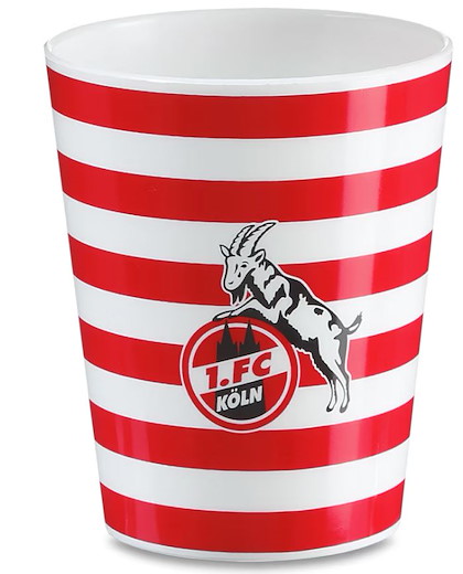 1. FC Köln Zahnputzbecher "Ringel" 
