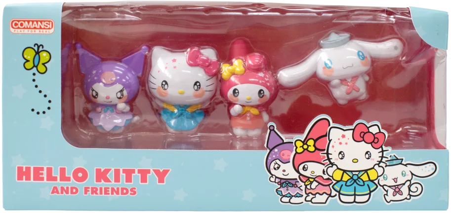Hello Kitty & Friends Gift Box (4 Figuren)