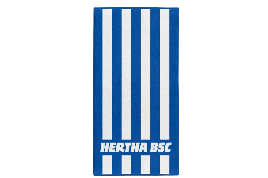 Hertha BSC Handtuch Blau-Weiß 