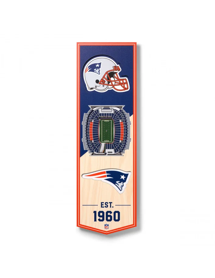 New England Patriots 3D Stadium Banner