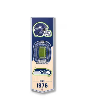 Seattle Seahawks 3D Stadium Banner